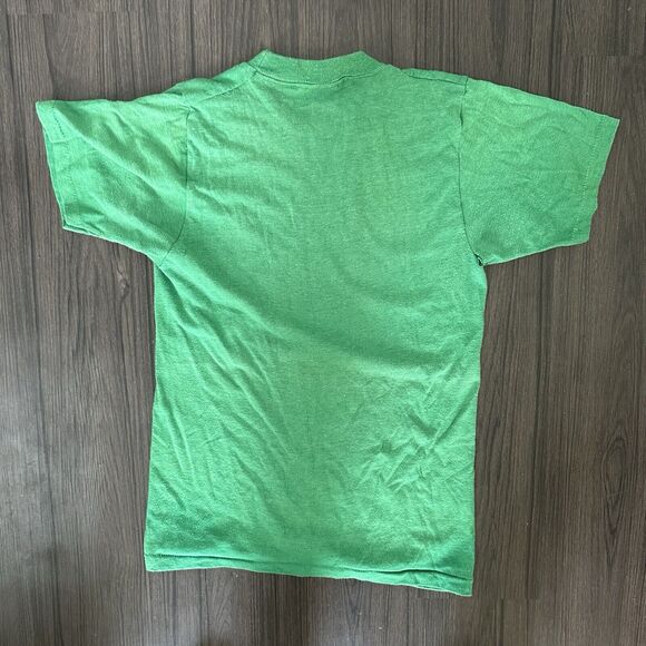 VTG 1982 Shamrock Run Shirt Super Screen Stars Men’s Small Green St Patricks Day - Picture 7 of 7